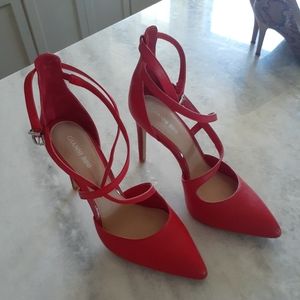 Red Gianni Bini heels 8.5